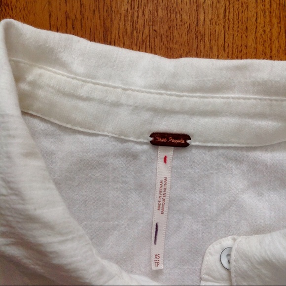 Free People white asymmetrical top/dress - Picture 5 of 6